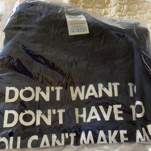 Navy blue retirement T-shirt